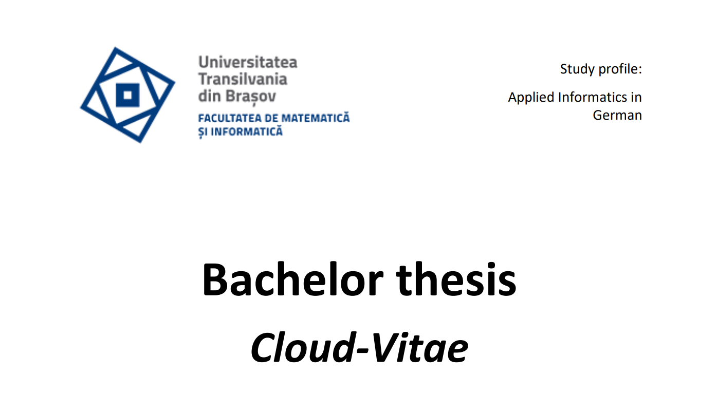 Bachelor thesis